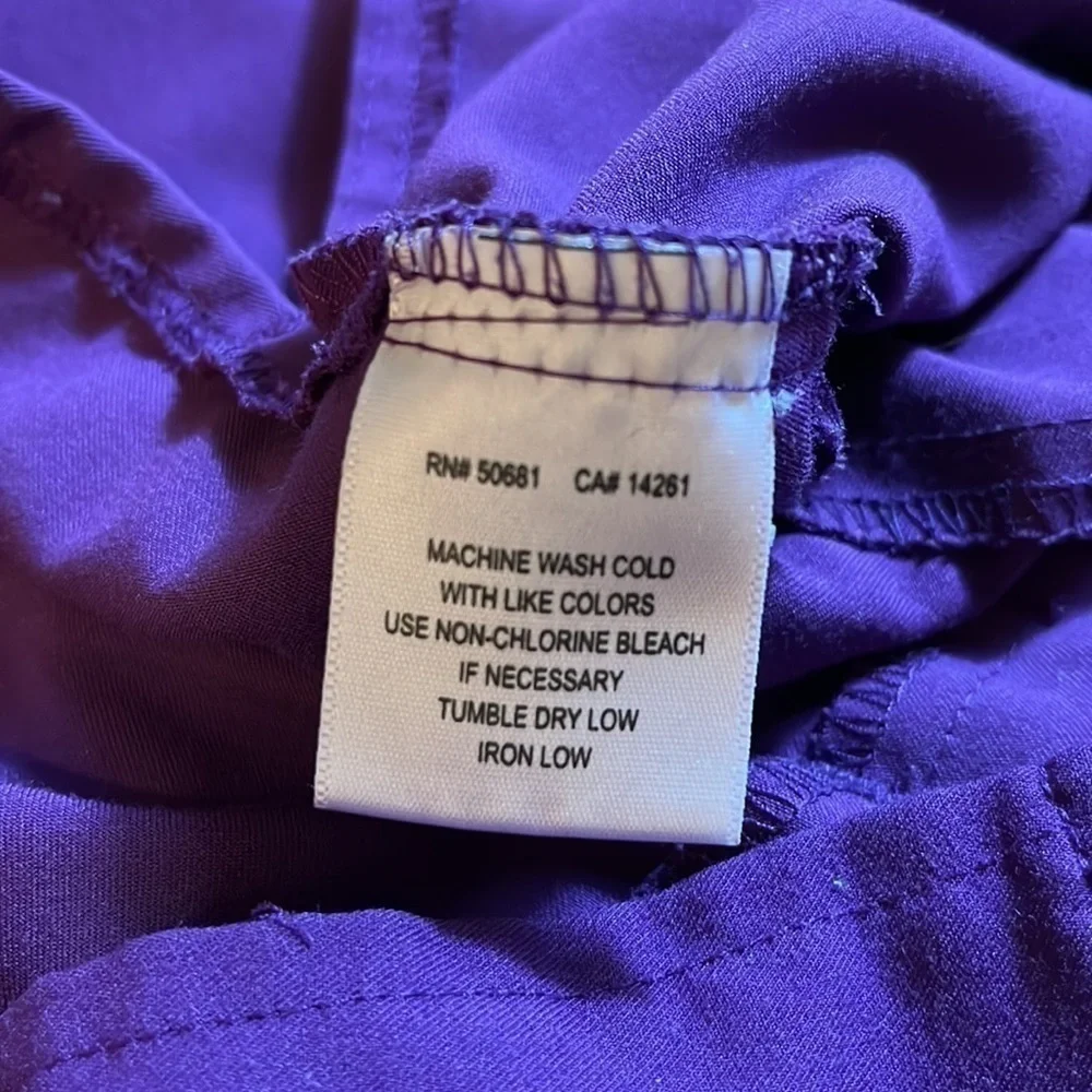 GREY’S Anatomy By Barco Purple Scrub Shirt - Picture 14 of 14
